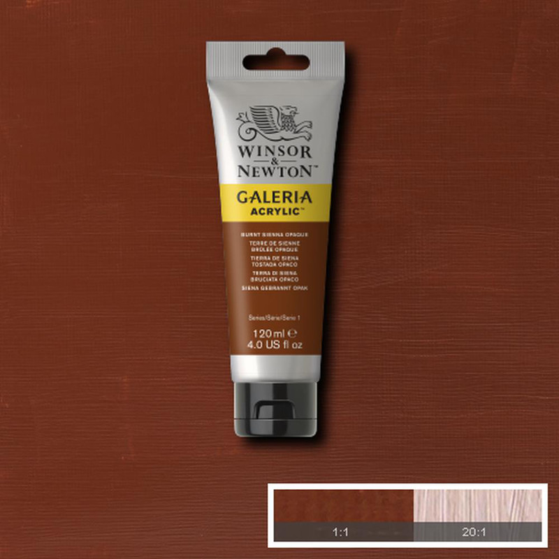 Image of Akrylfärg Galeria 120ml  Burnt Sienna Opaque 077 2131077 094376986518