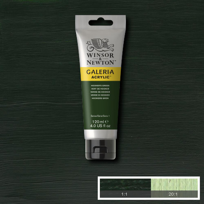 Image of Akrylfärg Galeria 120ml  Hooker’s Green  311 2131311 094376986556