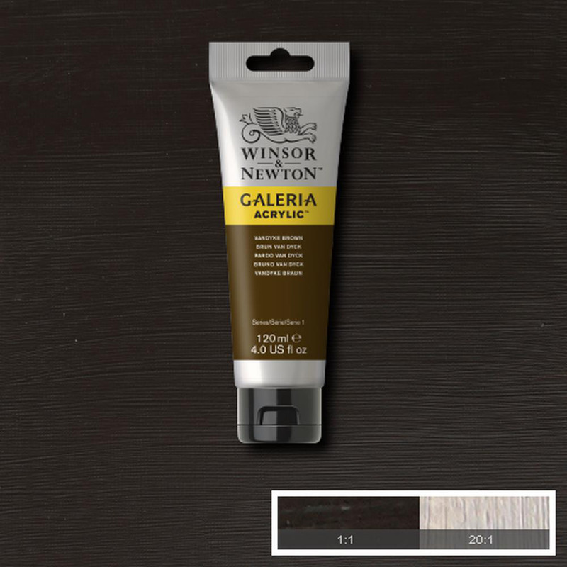 Image of Akrylfärg Galeria 120ml  Vandyke Brown 676 2131676 094376986594
