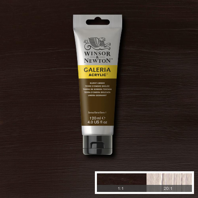 Image of Akrylfärg Galeria 120ml  Burnt umber 076 2131076 094376986600