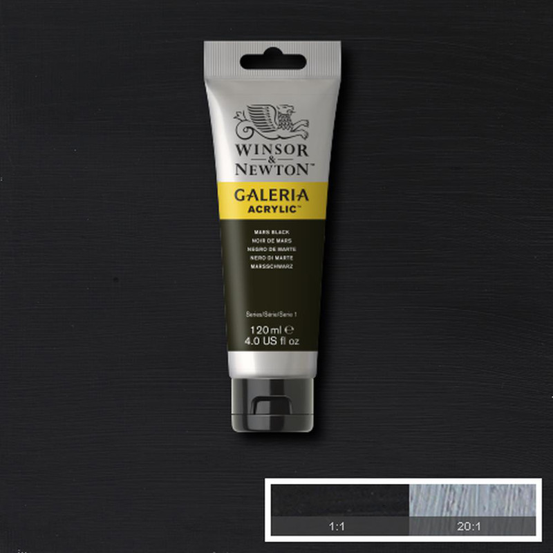 Image of Akrylfärg Galeria 120ml  Mars Black 386 2131386 094376986686