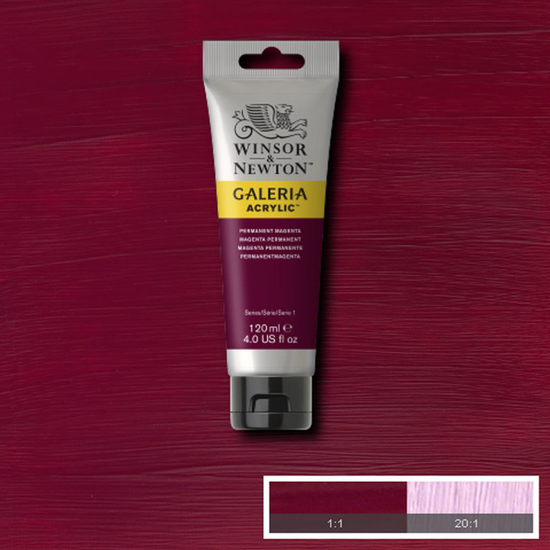 Image of Akrylfärg Galeria 120ml  Permanent magenta 488 2131488 094376986716