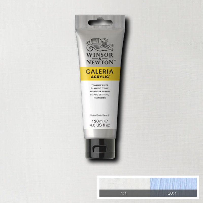 Image of Akrylfärg Galeria 120ml  Titanium white 644  * 2131644 094376986761