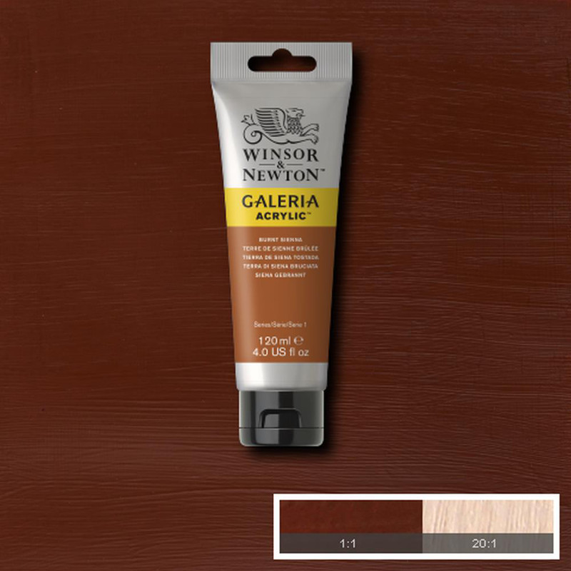 Image of Akrylfärg Galeria 120ml  Burnt sienna 074  * 2131074 094376986808