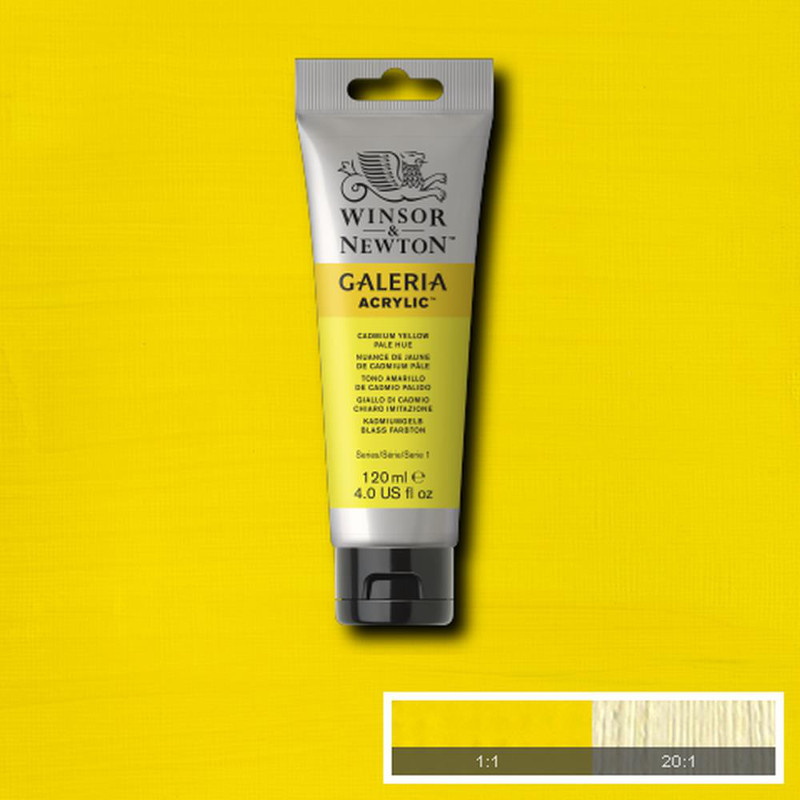 Image of Akrylfärg Galeria 120ml  Cadmium yellow pale hue 114 2131114 094376986822