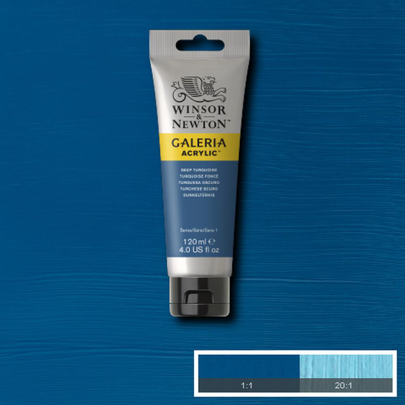 Image of Akrylfärg Galeria 120ml  Deep Turquoise 232 2131232 094376986860