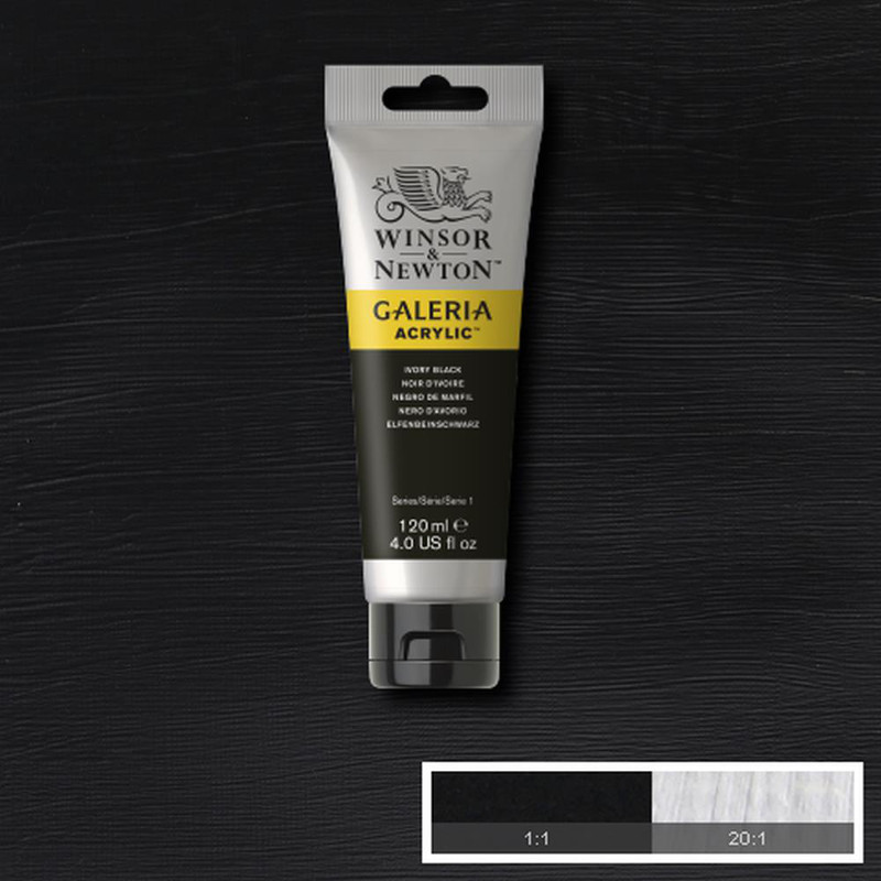 Image of Akrylfärg Galeria 120ml  Ivory black 331 2131331 094376986884