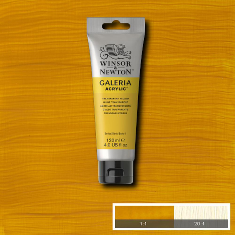Image of Akrylfärg Galeria 120ml  Transparent Yellow  653 2131653 094376987072