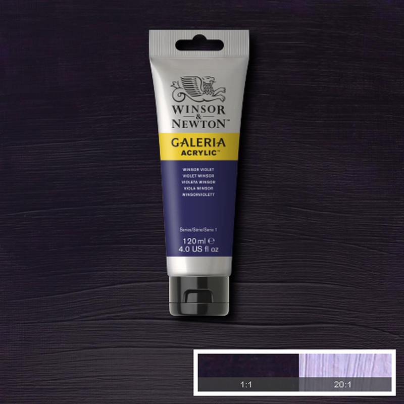 Image of Akrylfärg Galeria 120ml  Winsor violet 728 2131728 094376987096