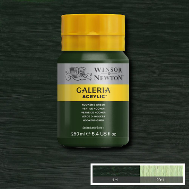 Image of Akrylfärg Galeria 250ml  Hooker’s Green 311 2137311 094376987157