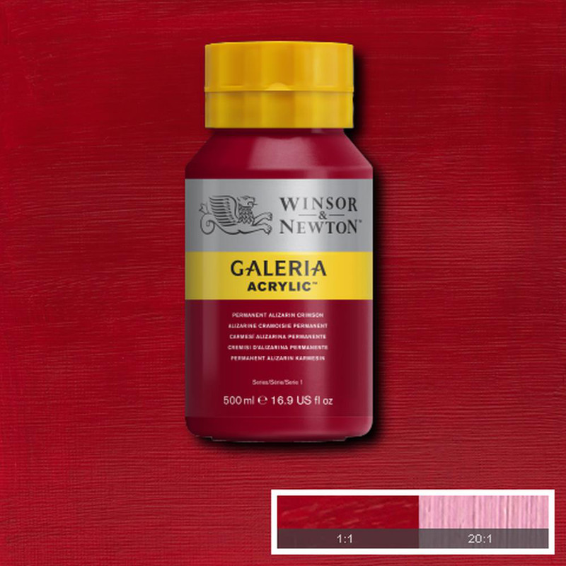 Image of Akrylfärg Galeria 500ml  Perm Aliz Crimson 466 2150466 094376987270