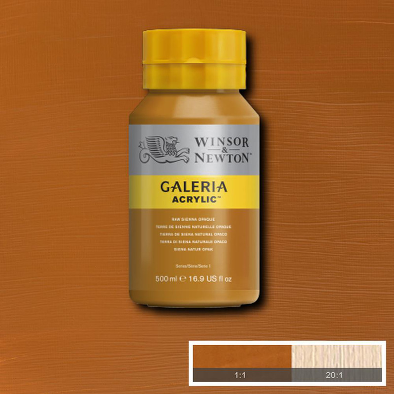 Image of Akrylfärg Galeria 500ml  Raw Sienna Opaque 553 2150553 094376987287