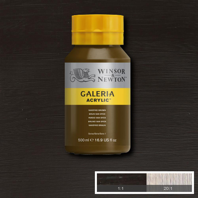 Image of Akrylfärg Galeria 500ml  Vandyke Brown 676 2150676 094376987294