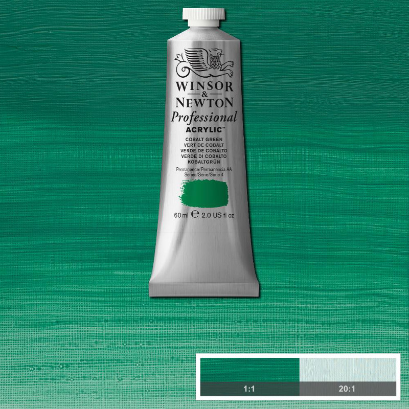 Image of Akrylfärg Winsor & Newton Prof. 60ml  Cobalt Green  184 (3F) S4 2320184 884955088944