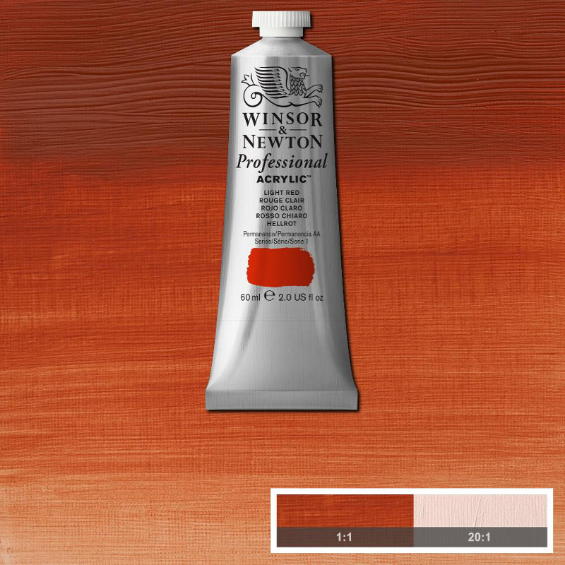 Image of Akrylfärg Winsor & Newton Prof. 60ml  Light Red 362 (3F) S1 2320362 094376990621