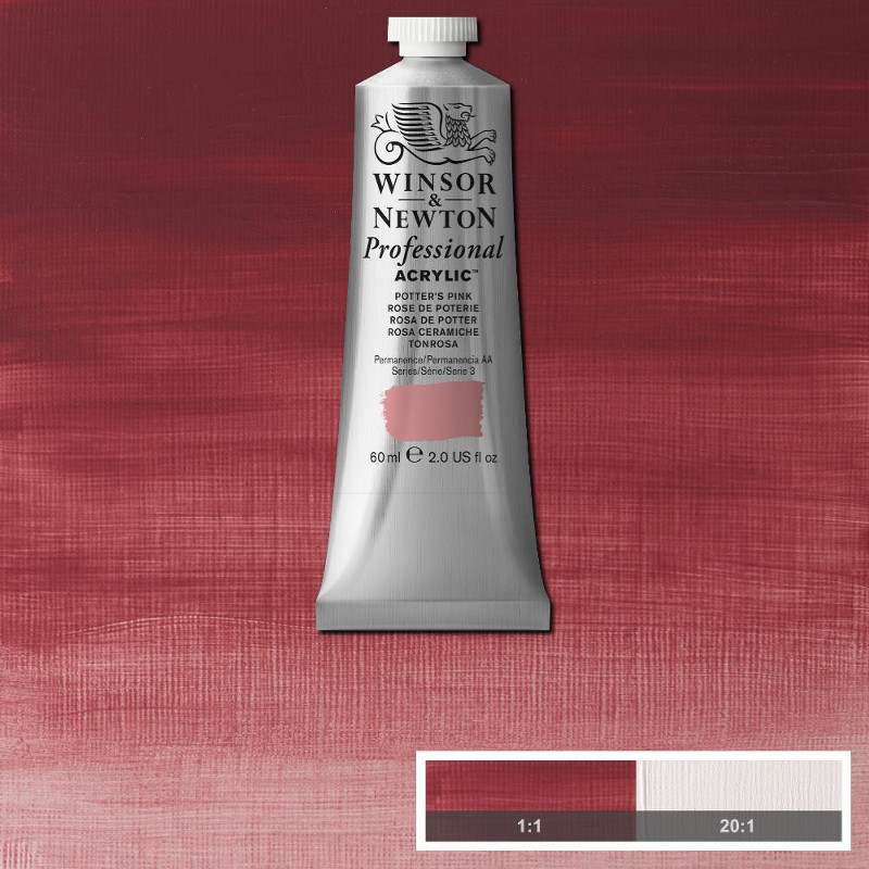 Image of Akrylfärg Winsor & Newton Prof. 60ml  Potters Pink  537 (3F) S3 2320537 094376990676
