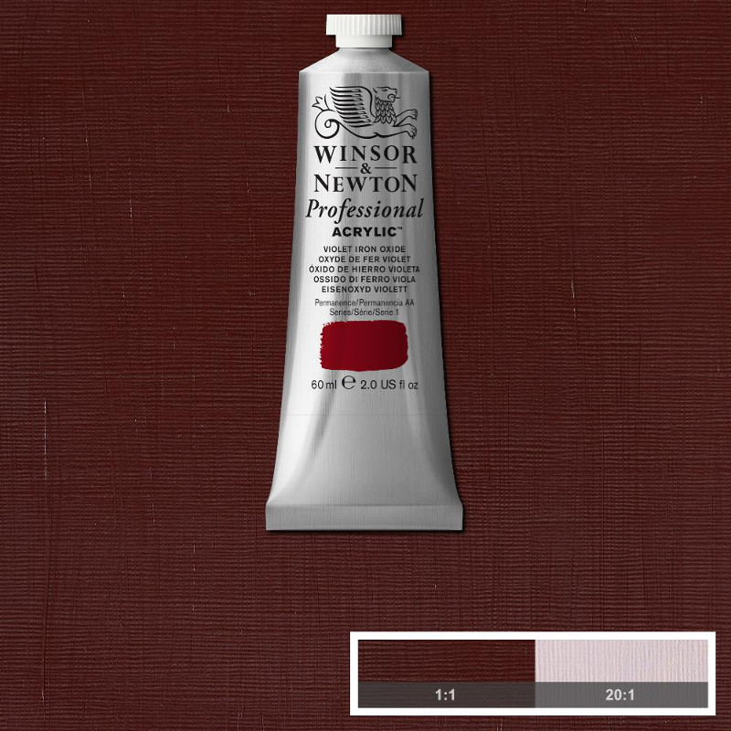 Image of Akrylfärg Winsor & Newton Prof. 60ml  Violet Iron Oxide  691 (3F) 2320691 094376990720