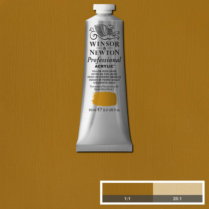 Image of Akrylfärg Winsor & Newton Prof. 60ml  Yellow Iron Oxide 737 (3F) S1 2320737 094376990737