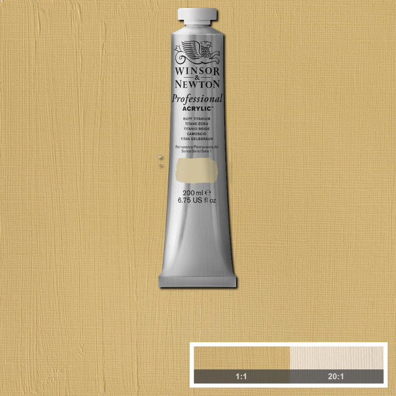 Image of Akrylfärg Winsor & Newton Prof. 200ml  Buff Titanium 060 S1 2337060 094376991000
