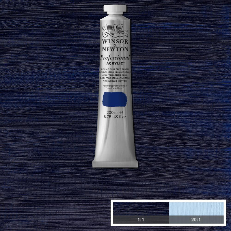 Image of Akrylfärg Winsor & Newton Prof. 200ml  Phthalo Blue Red Shade 514 S2 2337514 094376991291