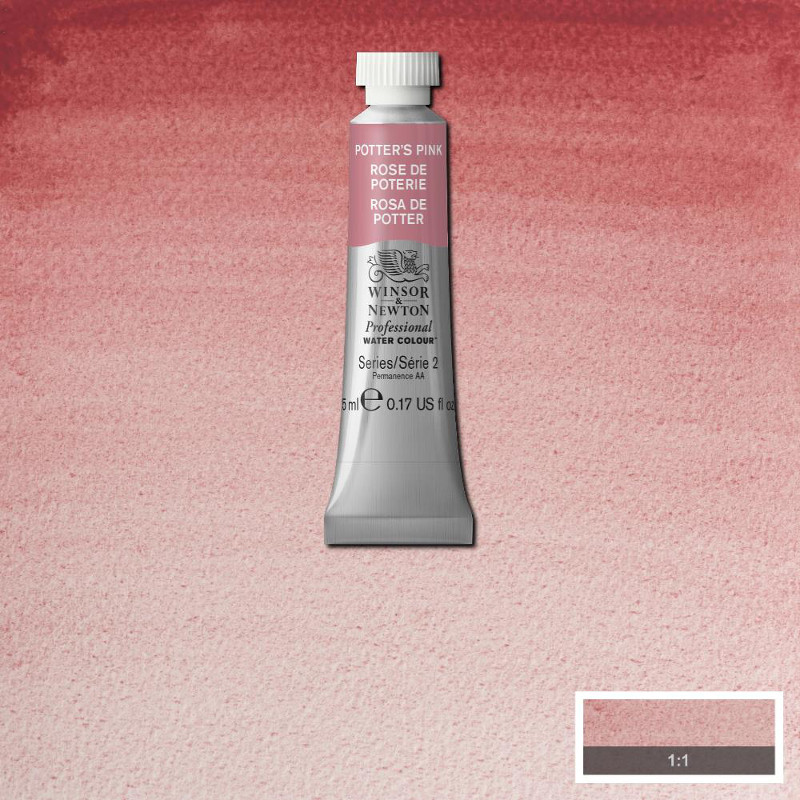 Image of Akvarellfärg Winsor & Newton Prof. 5ml  Potters Pink 537 (3F) S2 102537 50041480
