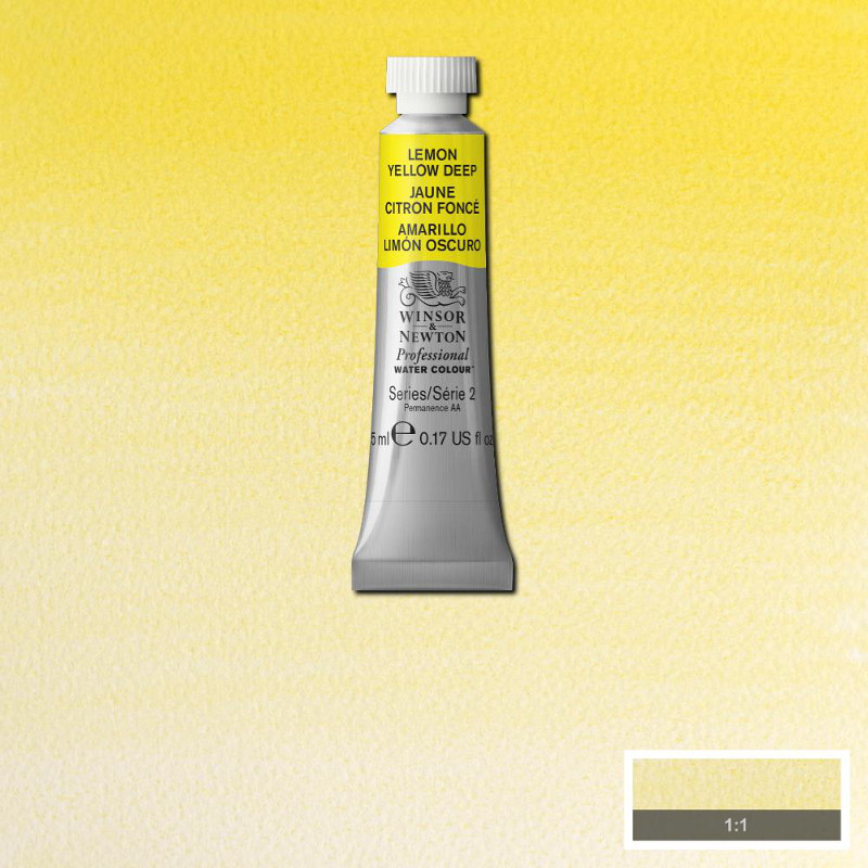 Image of Akvarellfärg Winsor & Newton Prof. 5ml  Lemon Yellow Deep 348 (3F) S2 102348 50041503
