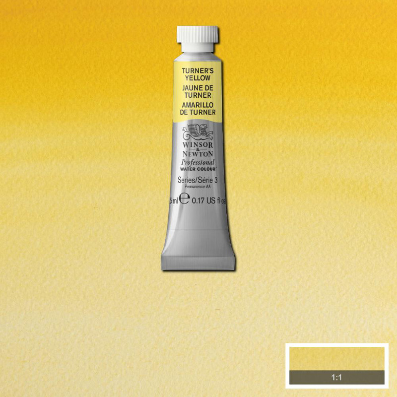 Image of Akvarellfärg Winsor & Newton Prof. 5ml  Turners Yellow 649 (3F) S3 102649 50041510