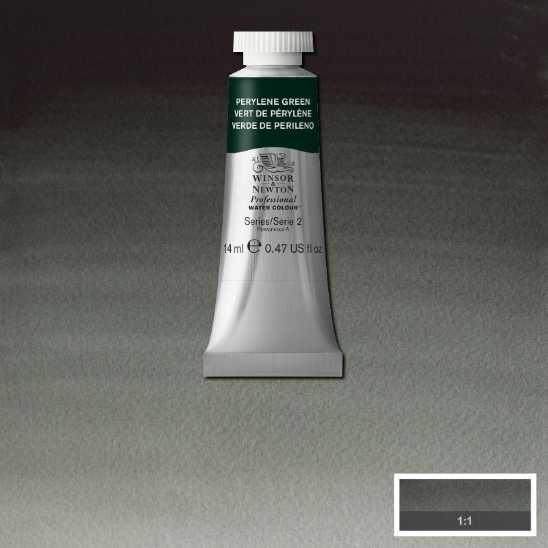 Image of Akvarellfärg Winsor & Newton Prof. 14ml  Perylene Green  460 (3F) S2 105460 50041602