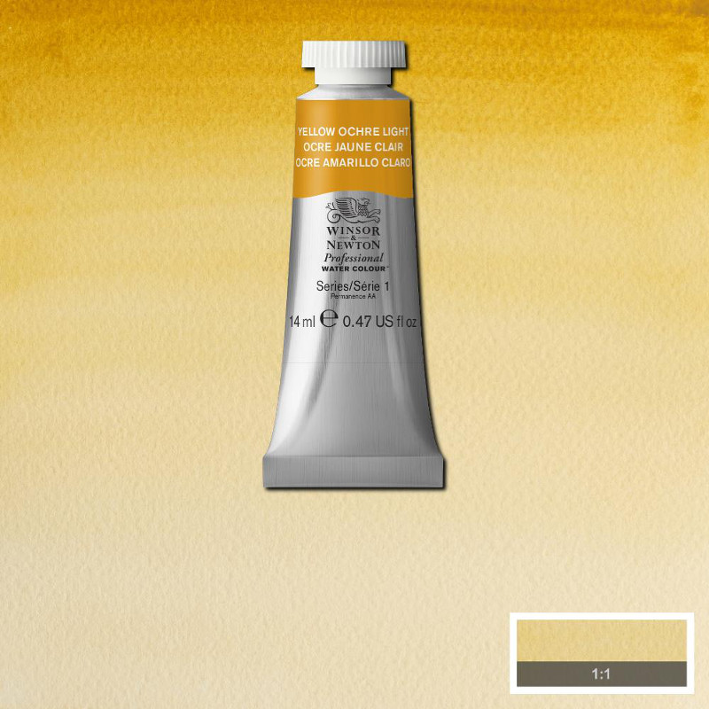 Image of Akvarellfärg Winsor & Newton Prof. 14ml  Yellow Ochre Light 745 (3F) S1 105745 50041619