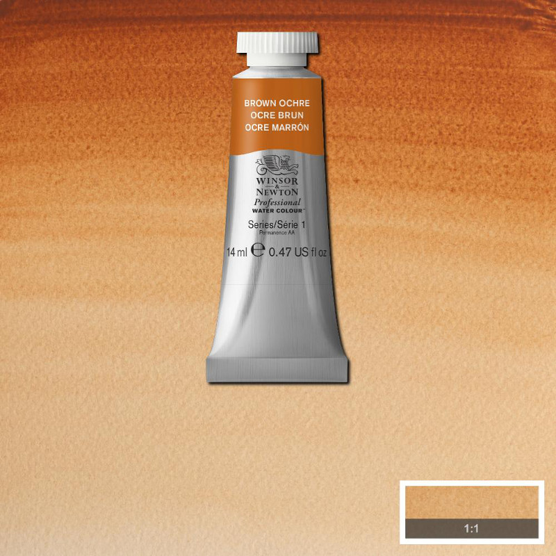 Image of Akvarellfärg Winsor & Newton Prof. 14ml  Brown Ochre 059 (3F) S1 105059 50041626