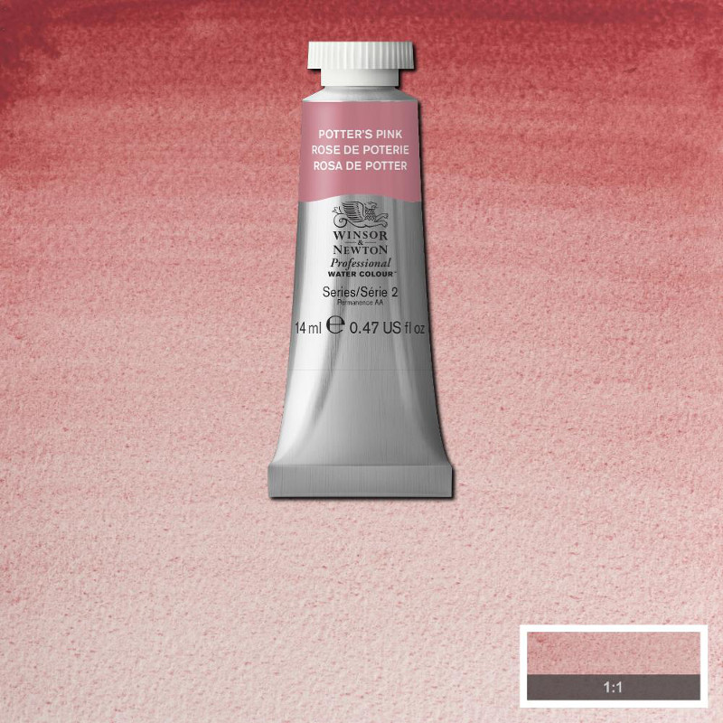 Image of Akvarellfärg Winsor & Newton Prof. 14ml  Potters Pink 537 (3F) S2 105537 50041640