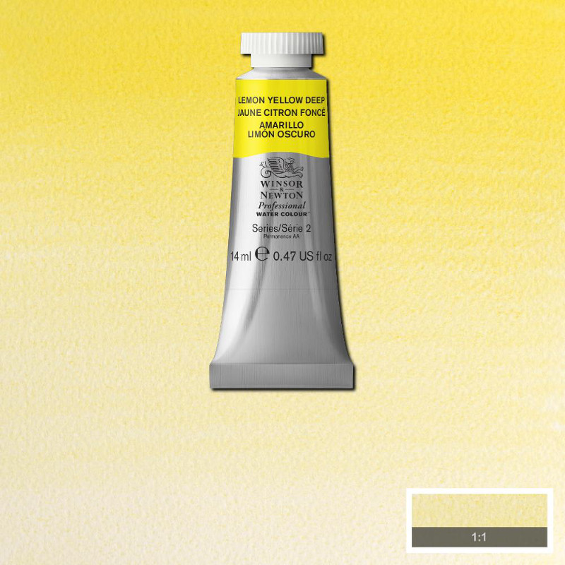 Image of Akvarellfärg Winsor & Newton Prof. 14ml  Lemon Yellow Deep 348 (3F) S2 105348 50041664