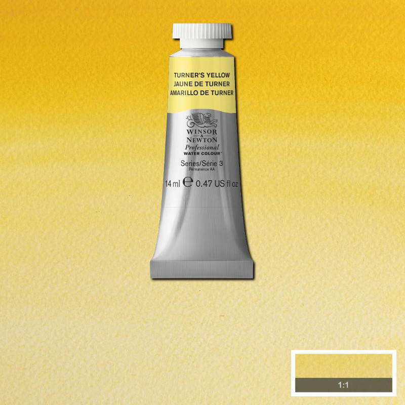 Image of Akvarellfärg Winsor & Newton Prof. 14ml  Turners Yellow  649 (3F) S3 105649 50041688
