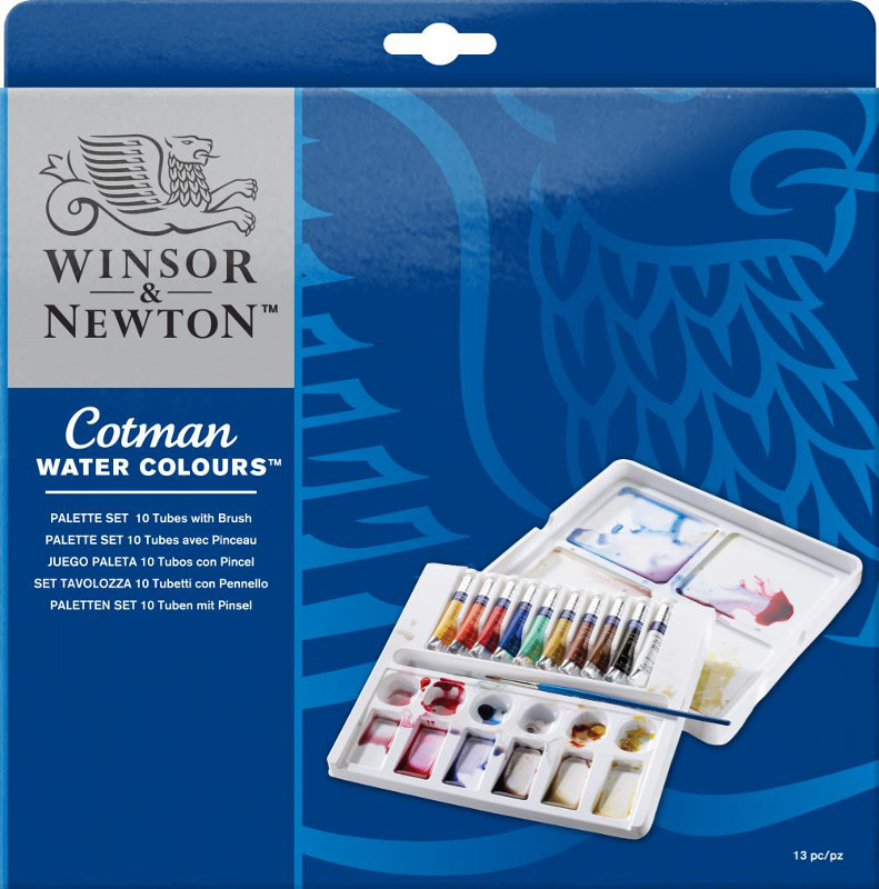 Image of Akvarellset Cotman palette set 10x8ml 0390646 5012572005913