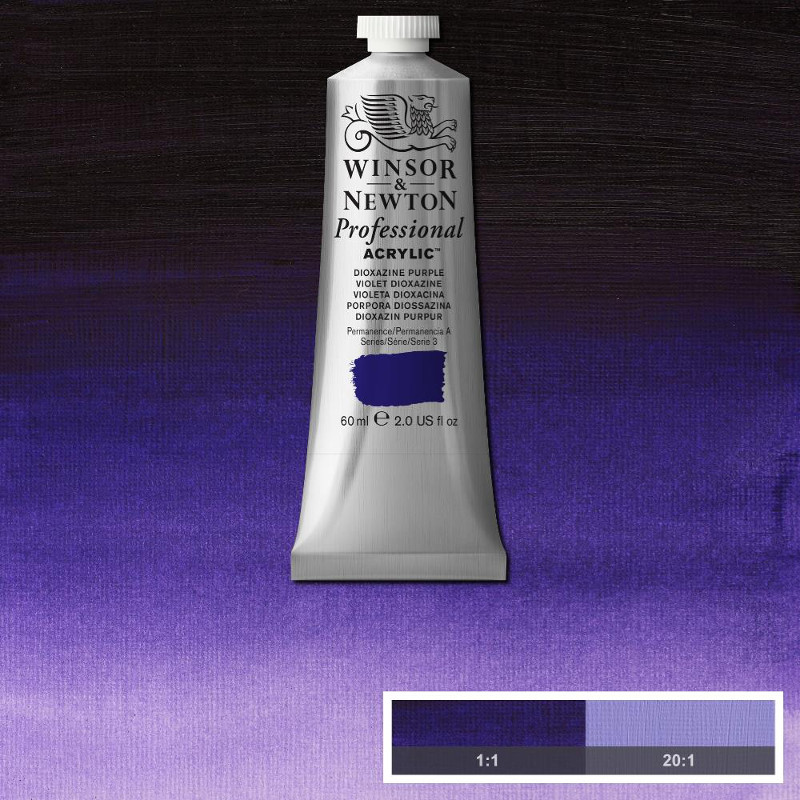 Image of Akrylfärg Winsor & Newton Prof. 60ml  Dioxazine Purple 229 (3F) S3 2320229 5012572011150