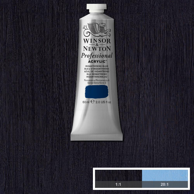 Image of Akrylfärg Winsor & Newton Prof. 60ml  Indanthrene Blue 321 (3F) S3 2320321 5012572011211