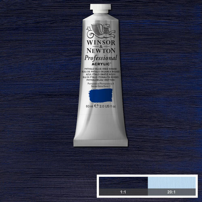 Image of Akrylfärg Winsor & Newton Prof. 60ml  Phthalo Blue Red Shade 514 (3F) S2 2320514 5012572011426