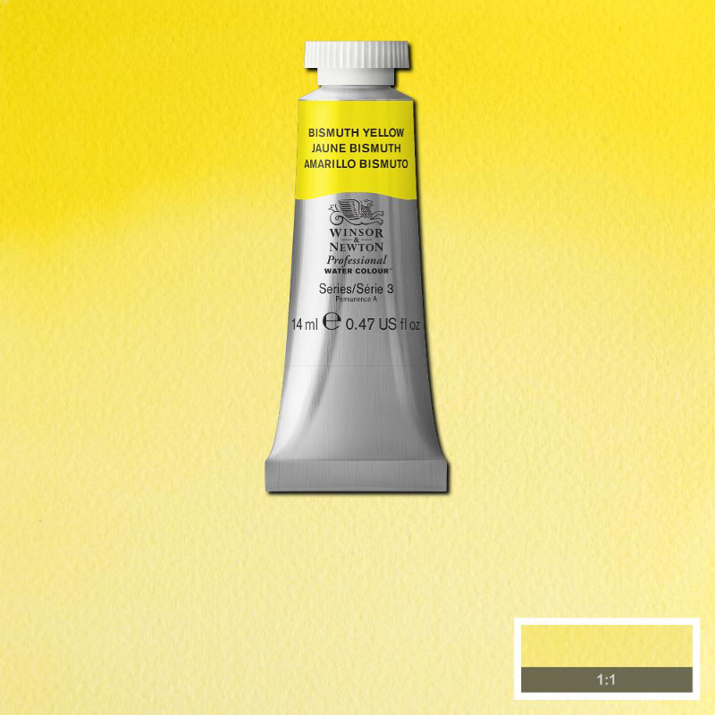 Image of Akvarellfärg Winsor & Newton Prof. 14ml  Bismouth yellow 025 (3F) S3 105025 50694310