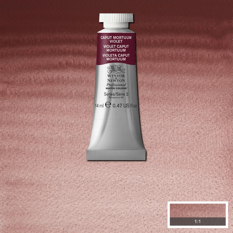 Image of Akvarellfärg Winsor & Newton Prof. 14ml  Caput mortuum violet 125 (3F) S2 105125 50694334