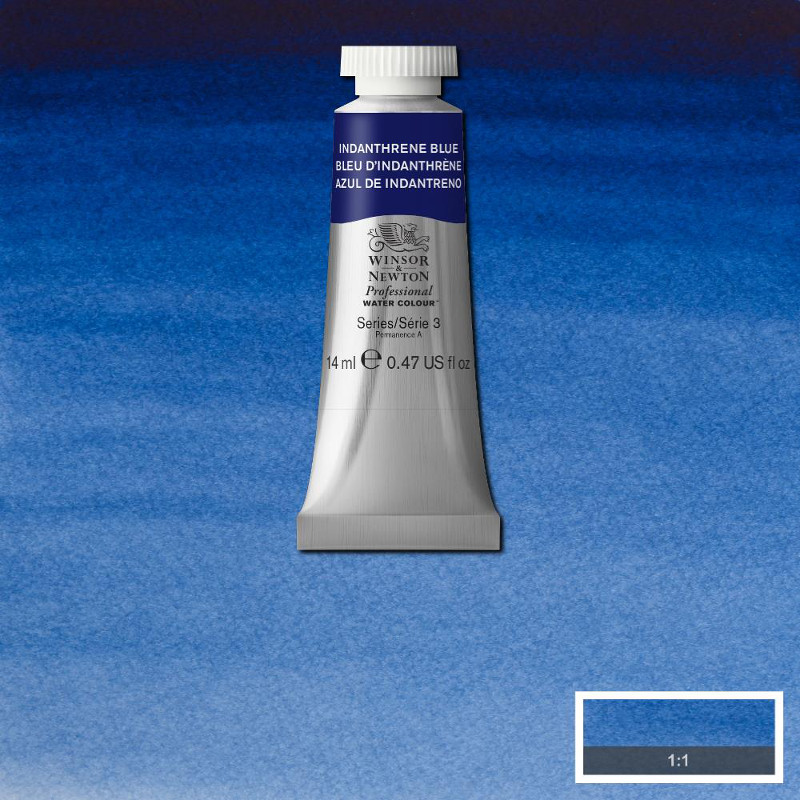 Image of Akvarellfärg Winsor & Newton Prof. 14ml  Indianthrene blue 321 (3F) S3 105321 50694402