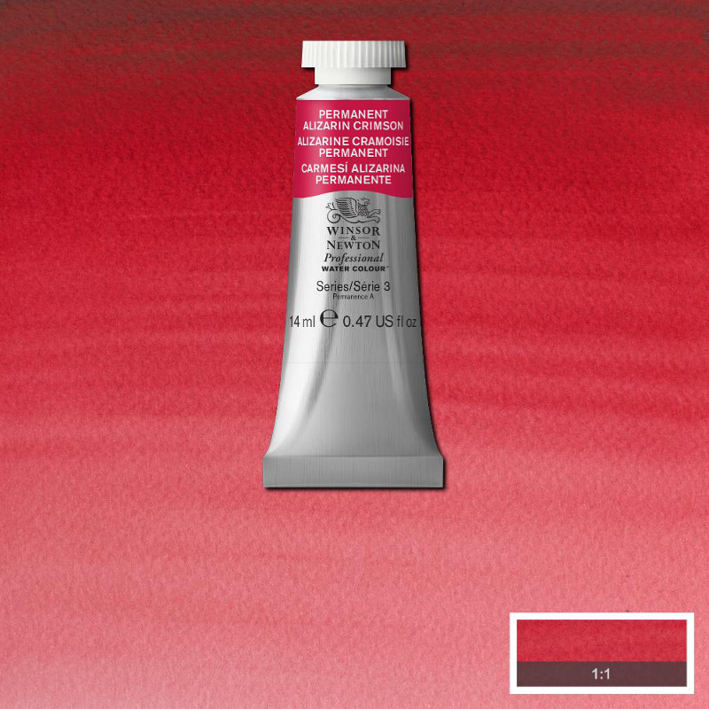 Image of Akvarellfärg Winsor & Newton Prof. 14ml  Permanent alizarin crimson 466 (3F) * S3 105466 50694440