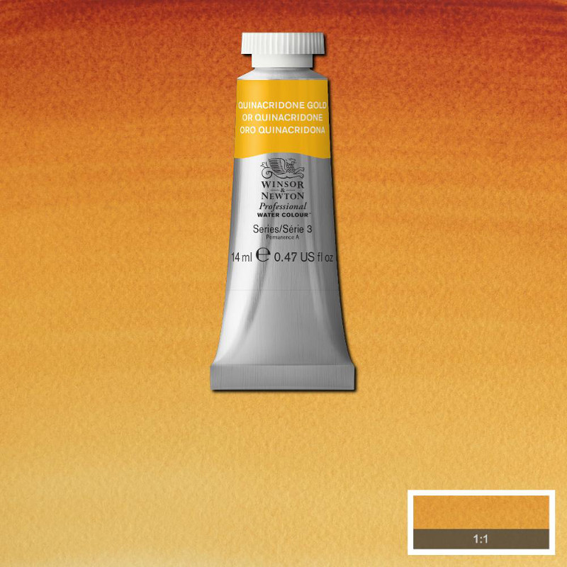 Image of Akvarellfärg Winsor & Newton Prof. 14ml  Transparent gold deep 547 (3F) S3 105547 50694501