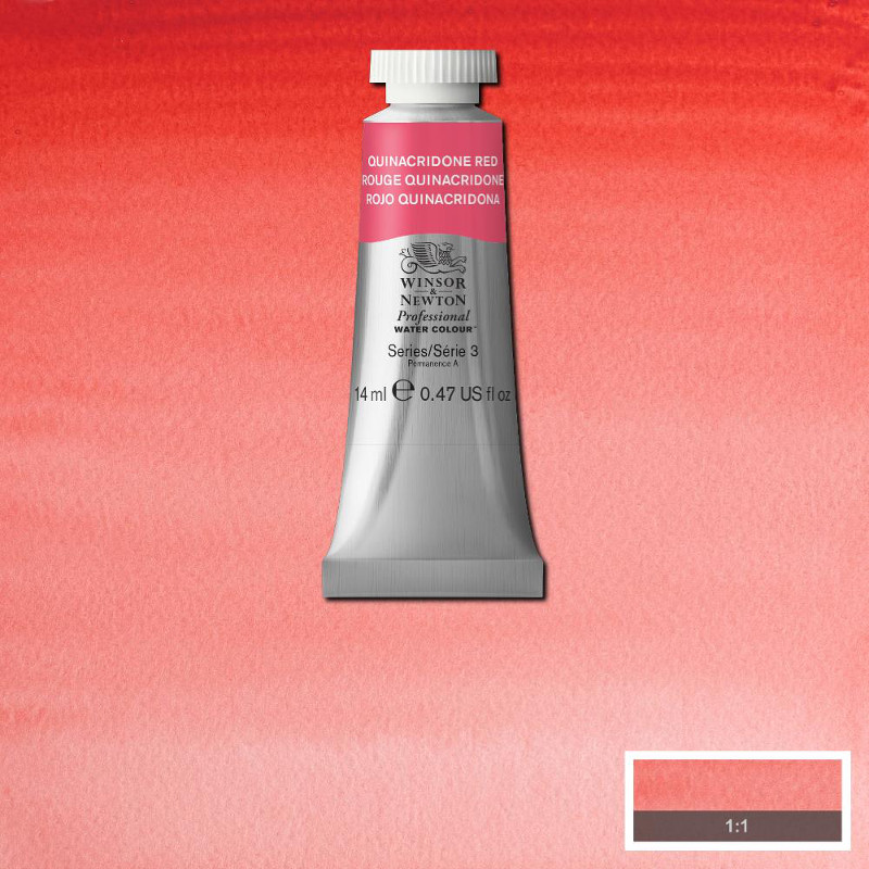 Image of Akvarellfärg Winsor & Newton Prof. 14ml  Quinacridone red 548 (3F) S3 105548 50694518