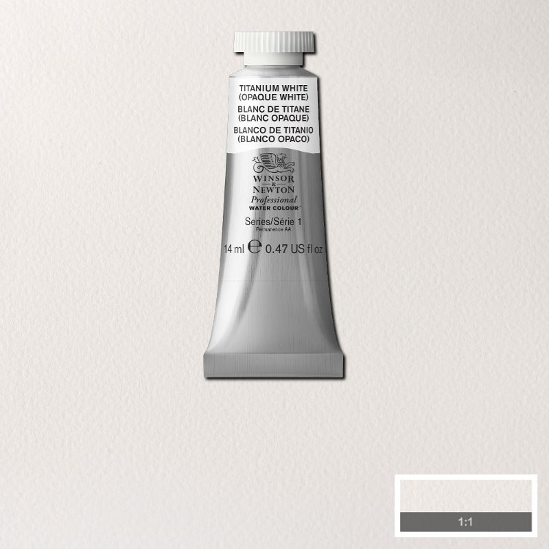 Image of Akvarellfärg Winsor & Newton Prof. 14ml  Titanium white (opaque) 644 (3F) * S1 105644 50694532