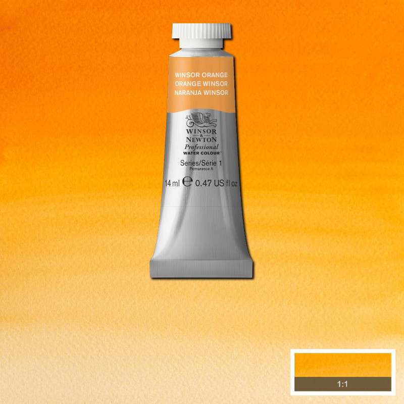 Image of Akvarellfärg Winsor & Newton Prof. 14ml  Winsor orange 724 (3F) S1 105724 50694624