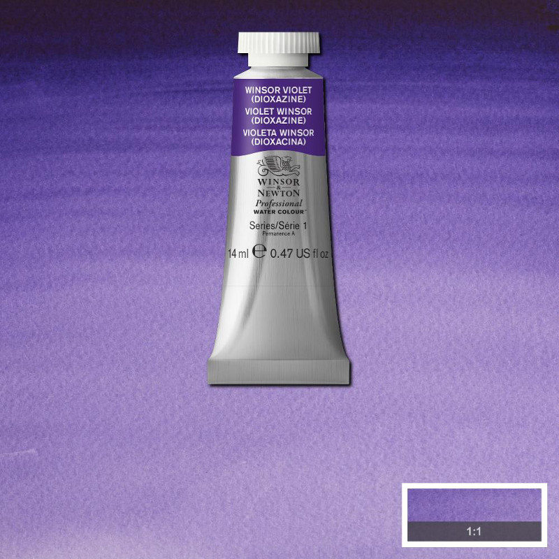 Image of Akvarellfärg Winsor & Newton Prof. 14ml  Winsor violet (dioxazine) 733 (3F) S1 105733 50694648