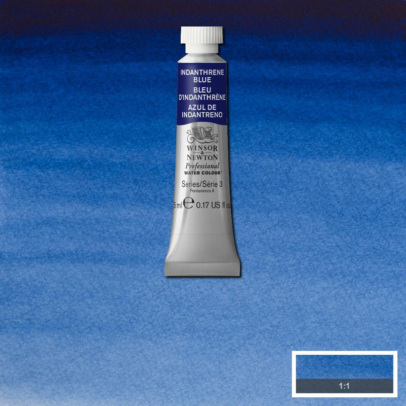 Image of Akvarellfärg Winsor & Newton Prof. 5ml  Indianthrene blue 321 (3F) S3 102321 50694761