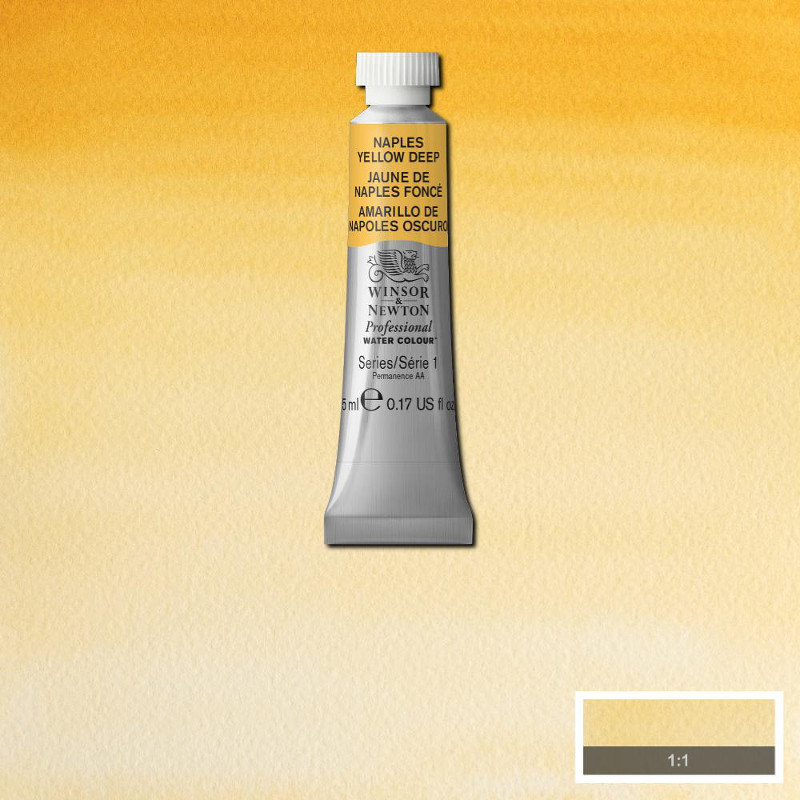 Image of Akvarellfärg Winsor & Newton Prof. 5ml  Naples yellow deep 425 (3F) S1 102425 50694785