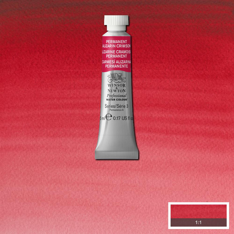 Image of Akvarellfärg Winsor & Newton Prof. 5ml  Permanent alizarin crimson 466 (3F) * S3 102466 50694808