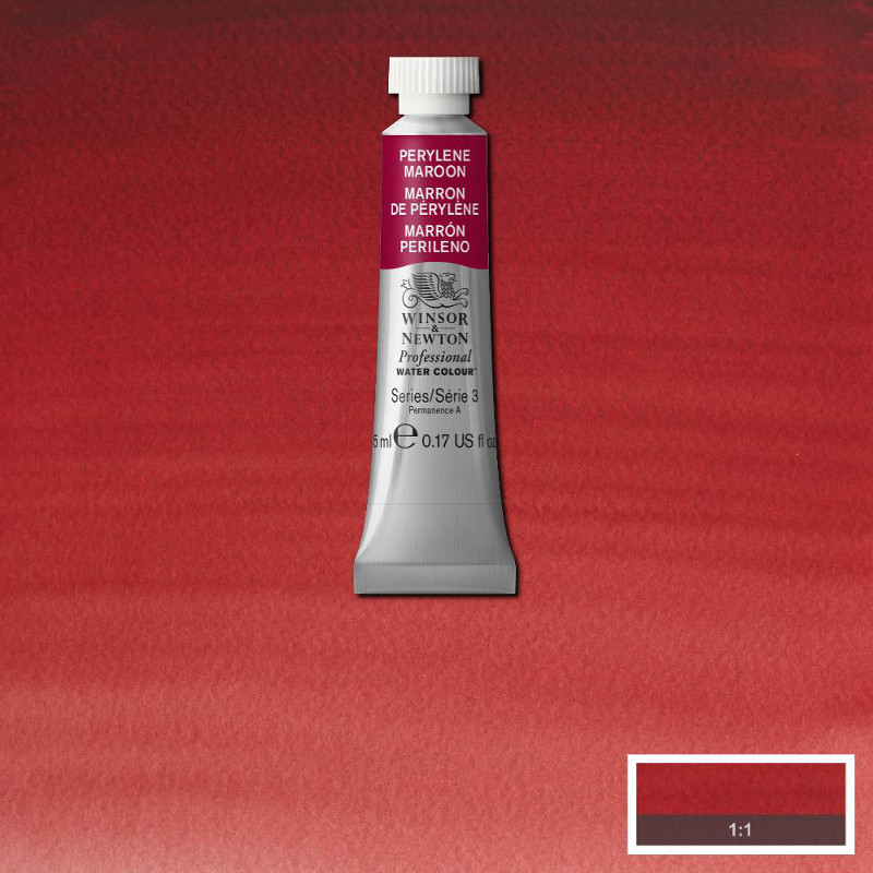 Image of Akvarellfärg Winsor & Newton Prof. 5ml  Perylene maroon 507 (3F) S3 102507 50694839